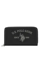 Portfele - U.S. Polo Assn. Portfel WIUXT8413WVP Czarny - miniaturka - grafika 1