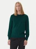 Swetry męskie - Calvin Klein Sweter LV04LB305G Zielony Regular Fit - miniaturka - grafika 1