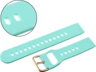 Akcesoria do smartwatchy - AlleTime Pasek uniwersalny 18 mm silikonowy zielony 2 + teleskopy - miniaturka - grafika 1