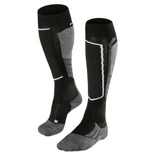 Skarpety narciarskie Falke SK2 Wool, męskie, czarne - Skarpety termoaktywne - miniaturka - grafika 1
