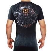 Kimona, stroje i obuwie - Ground Game Rashguard "Ragnarok" Krótki Rękaw Czarny - miniaturka - grafika 1