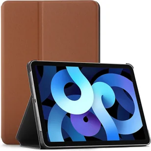 Etui apple ipad air 4 gen. 2020 10.9" brązowe zamykane z klapką ochronne - Etui do tabletów - miniaturka - grafika 1