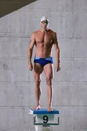 Kąpielówki męskie - ZEROD Kąpielówki TRUNKS royal blue/sky blue - miniaturka - grafika 1