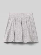 Sukienki i spódniczki dla dziewczynek - Spódnica mini z elastycznym pasem - miniaturka - grafika 1