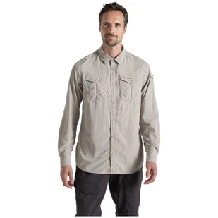 Koszula męska Craghoppers NosiLife Adventure Long Sleeved Shirt III Rozmiar: M / Kolor: beżowy - Koszulki sportowe męskie - miniaturka - grafika 1