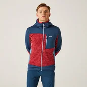 Bluzy męskie - Regatta Męska bluza z kapturem Cadford VI Czerwony, Cotton, Rozmiar: 2XL - miniaturka - grafika 1