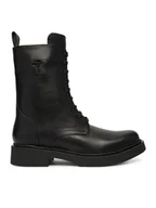 Botki damskie - JOOP! Trzewiki 4140008308 Czarny - miniaturka - grafika 1