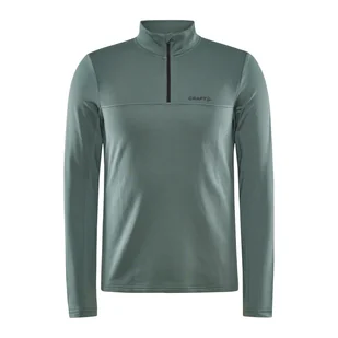 Męska Bluza CRAFT CORE GAIN MIDLAYER M 1909496-626000 – Zielony - Bluzy sportowe męskie - miniaturka - grafika 1