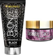 Balsamy i kremy do opalania - Soleo Soleo Black Bronzer Satisfaction + Słoiczek Beauty Face - miniaturka - grafika 1