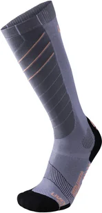 UYN Ski Superleggera Skarpetki Kobiety, silver/coral EU 41-42 2020 Skarpetki narciarskie S100106-S065-41/42 - Skarpety termoaktywne - miniaturka - grafika 1