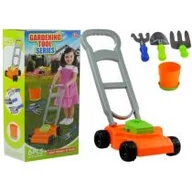 Zabawki i gry sportowe - Lean Toys Kosiarka + Akcesoria Ogrodowe Doniczka - miniaturka - grafika 1