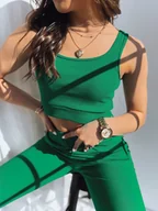 Bluzki damskie - Top damski MY DARLING zielony Dstreet RY2173-XL - miniaturka - grafika 1