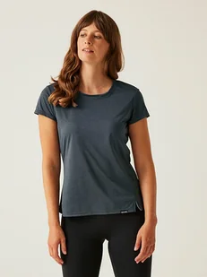 Regatta Koszulka funkcyjna "Limonite VIII" w kolorze antracytowym - Koszulki sportowe damskie - miniaturka - grafika 1