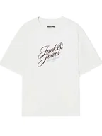 Koszulki męskie - Jack & Jones Koszulka w kolorze białym - miniaturka - grafika 1