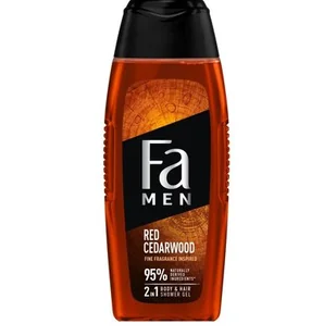 Fa Men Red Cedarwood żel pod prysznic z formułą 2w1 o zapachu nut drzewnych czerwonego cedru 400ml primavera-9000101641073 - Kosmetyki do kąpieli - miniaturka - grafika 1