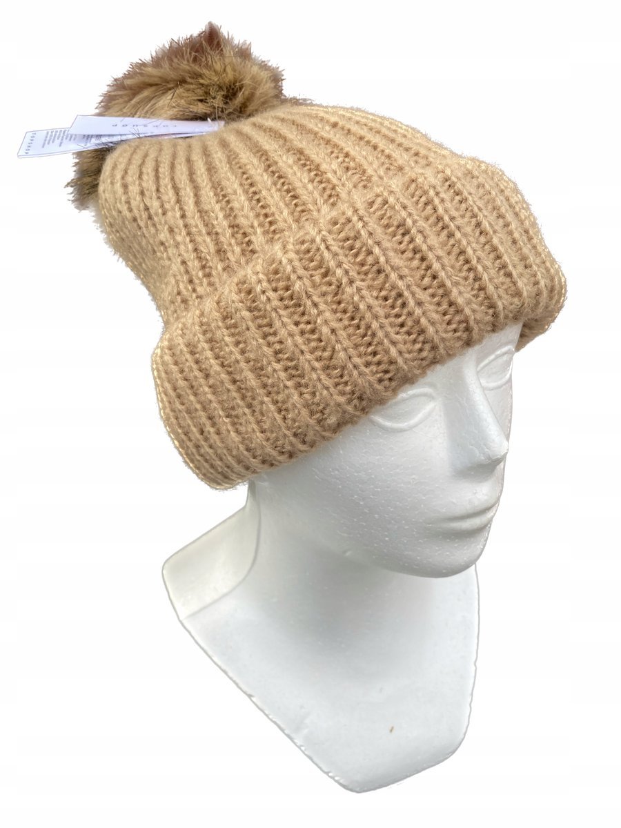 Czapka zimowa Topshop kamel r. uniwersalny