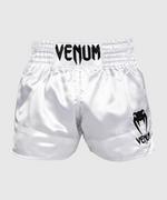 Spodnie sportowe męskie - Venum Spodenki Muay Thai Classic Shorts Silver/Black - miniaturka - grafika 1