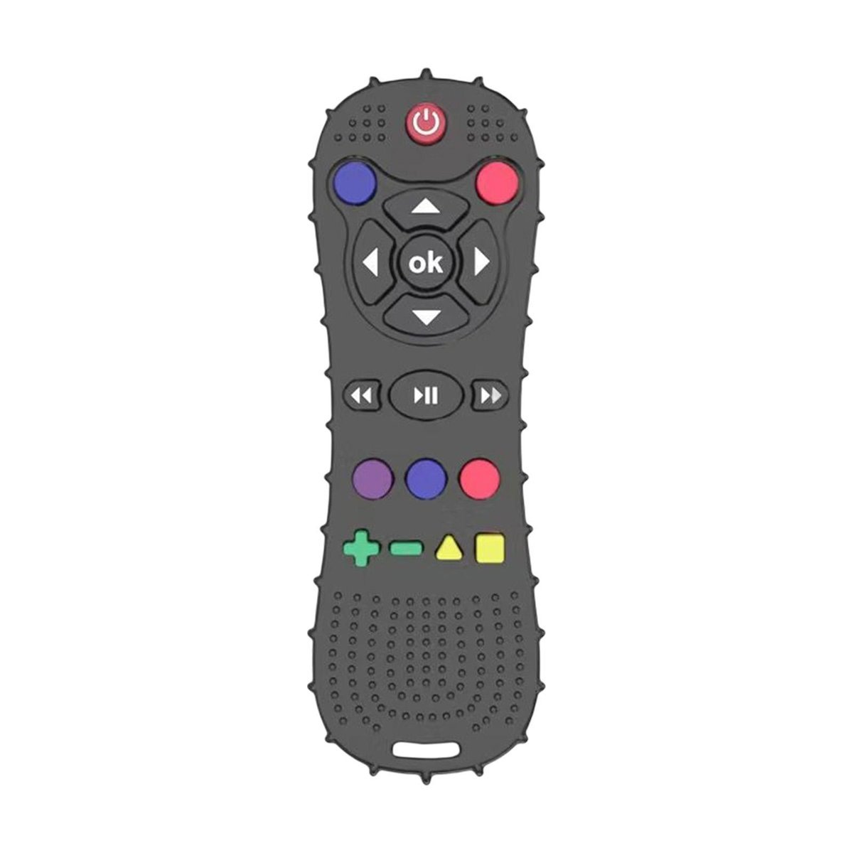 Ząbkowanie zabawki do żucia pilot do telewizora silikonowe