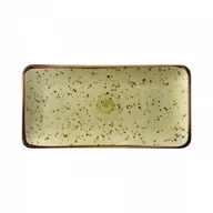 Talerze - Fine Dine TALERZ PROSTOKĄTNY OLIVE 30 x 15 cm PORCELANA EARTH COLOURS ZIELONY - miniaturka - grafika 1