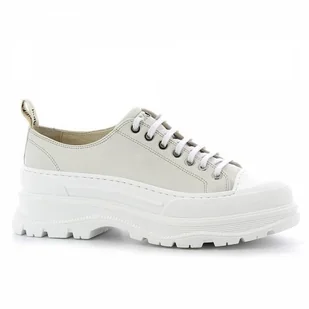 Beżowe tenisówki damskie CARINII - Carinii - Trampki damskie - miniaturka - grafika 1