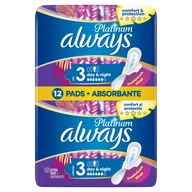 Podpaski - Always - Platinum Night Podpaski ze skrzydełkami 3 - miniaturka - grafika 1