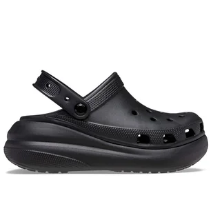 Klapki Crocs Classic Crush Clog 207521-001 - czarne - Klapki i japonki damskie - miniaturka - grafika 1