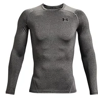 Koszulki męskie - Under Armour Koszulka HG Armour Comp LS-GRY - XXL 1361524-090_XXL - miniaturka - grafika 1