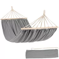 Hamaki - Hamak ogrodowy dwuosobowy di volio Lecco szary - miniaturka - grafika 1