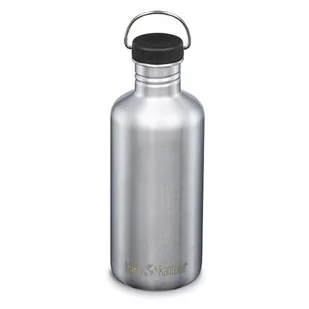 Klean Kanteen Klean Kanteen Classic Bottle 1182ml with Loop Cap, srebrny  2022 Bidony 1009196 - Shakery i bidony sportowe - miniaturka - grafika 1