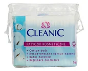 Waciki, płatki i patyczki kosmetyczne - Cleanic Patyczki Kosmetyczne Folia 160szt. - miniaturka - grafika 1