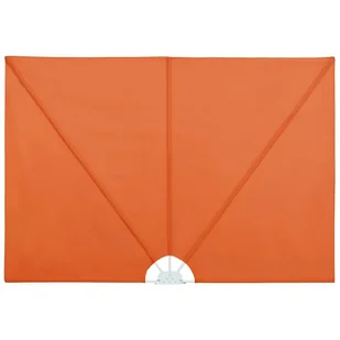 vidaXL Składany parawan tarasowy, terakota, 400x200 cm vidaXL - Pawilony ogrodowe - miniaturka - grafika 9