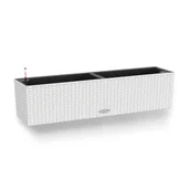 Donice - Donica LECHUZA Balconera 80, cottage biała, 79x19x19 cm - miniaturka - grafika 1