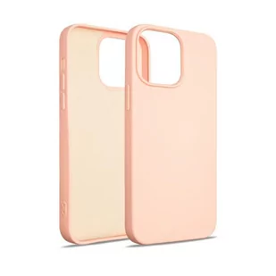 Beline Etui Silicone iPhone 15 Pro Max 6,7" różowo-złoty/rose gold - Etui i futerały do telefonów - miniaturka - grafika 2