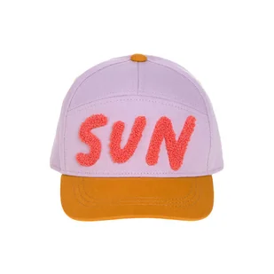 Czapka z daszkiem dziecięca Little Gang Sun goldlilac 2-6 lat - Szaliki i chustki dla dzieci - miniaturka - grafika 1