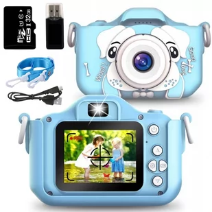 Bambino, Piesek z Kartą Pamięci 32GB, Niebieski - Aparaty Cyfrowe - miniaturka - grafika 3
