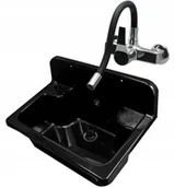 Zlewy i komory gospodarcze - Zlew Gospodarczy Komora Duża Bateria Czarny Flex - miniaturka - grafika 1