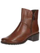 Botki damskie - CAPRICE Damskie botki 9-25314-41 szerokość G, koniakowa Nappa, 37.5 EU - miniaturka - grafika 1