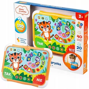 Interaktywny Tablet zagadki tygryska Dumel - Zabawki interaktywne dla dzieci - miniaturka - grafika 1