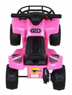 Quad Storm na akumulator dla dzieci Różowy + Silnik 25W + MP3 USB + LED - Pojazdy elektryczne dla dzieci - miniaturka - grafika 7