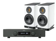 Zestawy stereo - Hegel H120 (czarny) + VELA BS403.2 (biały) - miniaturka - grafika 1