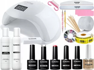 Sunone Zestaw do Hybryd S02 Lampa Uv Led Gratisy - Zestawy do manicure i pedicure - miniaturka - grafika 1