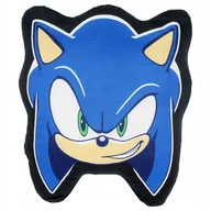 Kołdry i poduszki dla dzieci - SONIC poduszka kształtka welurowa 33x30 cm - miniaturka - grafika 1