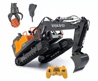 Samochody i pojazdy dla dzieci - Koparka Zdalnie Sterowana 3w1 Doublee Rc Volvo - miniaturka - grafika 1