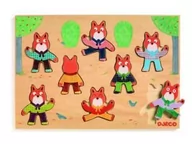 Puzzle - Djeco Puzzle drewniane Dopasuj Liska - miniaturka - grafika 1
