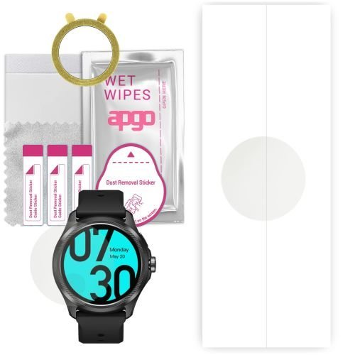 1x folia hydrożelowa MATOWA do Mobvoi Pro 5 GPS - apgo Smartwatch Hydrogel MATTE Protection Ochrona na ekran smartwatcha