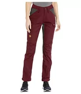 Spodnie damskie - FJÄLLRÄVEN FJÄLLRÄVEN Kaipak Trs Curved Sr damskie spodnie trekkingowe wielokolorowa Mehrfarbig (Dark Garnet-dark Grey) 38 89829-356-550 - miniaturka - grafika 1