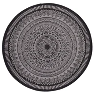 Dywany zewnętrzne - MARBEX Dywan zewnętrzny Jeans antracytowy okrągły śr. 120 cm - miniaturka - grafika 1