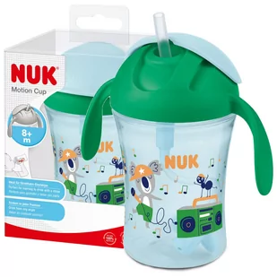 NUK Kubek niekapek z obciążoną słomką 230ml 8m+ - Kubki dla dzieci - miniaturka - grafika 1