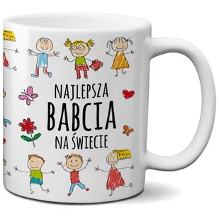 Kubek z nadrukiem - Najlepsza Babcia na świecie - Gadżety dla niej i dla niego - miniaturka - grafika 1