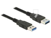 Kable USB - Delock Kabel USB 3.0 5m AM-AM czarny AKDEKKU30000030 - miniaturka - grafika 1